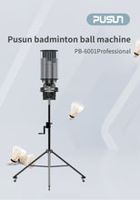 Load image into Gallery viewer, Free shipping osherhome Badminton Training Machine Automatic Badminton Serve Equipment Practice Device Intermediate Solo Trainer Shuttlecocks Feeder Shooter wit