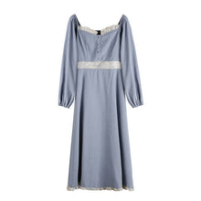 Load image into Gallery viewer, Palace Style French Retro Dress Female Long-sleeved Autumn and Winter 2021 New Style Long Temperament