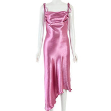 Load image into Gallery viewer, Party Dress Women Winter Summer Suit For Sexy Swing Irregular Skirt 2022 New Backless High Waist Slim Print Polyester Sierra