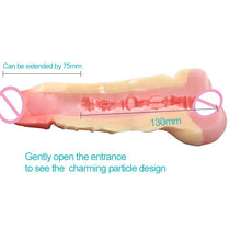 Load image into Gallery viewer, Penis Enlarger Sleeve with Pussy Real Vagina for Men Masturbator Women Masturbators Sextoys Dildo for Couples Sex Toys for Adult