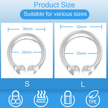 Load image into Gallery viewer, Penis Rings 2PCS Male Foreskin Correction Cock Rings Chasity Cage Training Device Delay Ejaculation Sex Toys for Men Couple