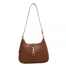 Load image into Gallery viewer, Personalized lock 2021 new fashion retro messenger bag ladies underarm commuter big bag