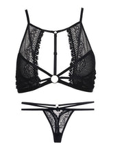 Load image into Gallery viewer, Perspective Bralette Sets Lenceria Intimates Sexy Lingerie Women&#39;s Ultra-thin Lace Temptation Underwire Bra Panty Set