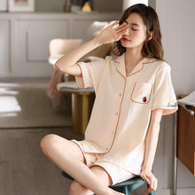Load image into Gallery viewer, Pijamas Women Pyjamas XXL Pajamas Casual Comfortable Homewear Two-Piece Sleepwear Female Summer Set Women