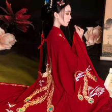 Load image into Gallery viewer, Plus Size 2XL Hanfu Women Chinese Traditional Luxury Hanfu Female Cosplay Costume Black White Hanfu Dress For Women Oversied