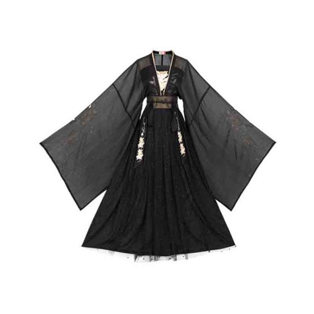 Plus Size 6XL Hanfu Women Chinese Traditional Luxury Hanfu Female Cosplay Costume Black White Hanfu Dress For Women Oversied