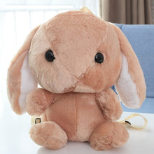 Load image into Gallery viewer, Plush Rabbit Long Ear Bunny Bag Plushie Doll Plush Toys Children Backpack for Girls Kids