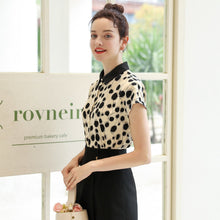 Load image into Gallery viewer, Polka Dot Blouse Girls Shirts Sweet  Lovely Lolita  Lace Ruffle Long Sleeve Shirt Women Princess Costume Tops  Bow