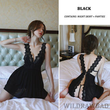 Load image into Gallery viewer, Porno Dress Sexy Lingerie Pajamas Women Exotic Apparel Sex Langerie Mujer Costumes  Underwear Sex Clothes Erotic Nightdress Set