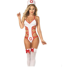 Load image into Gallery viewer, Porno Lingerie Hot Women Sexy Erotic Lingerie Dress Cosplay Nurse Uniform Costume Underwear Sex Clothes Role Halloween Skirt