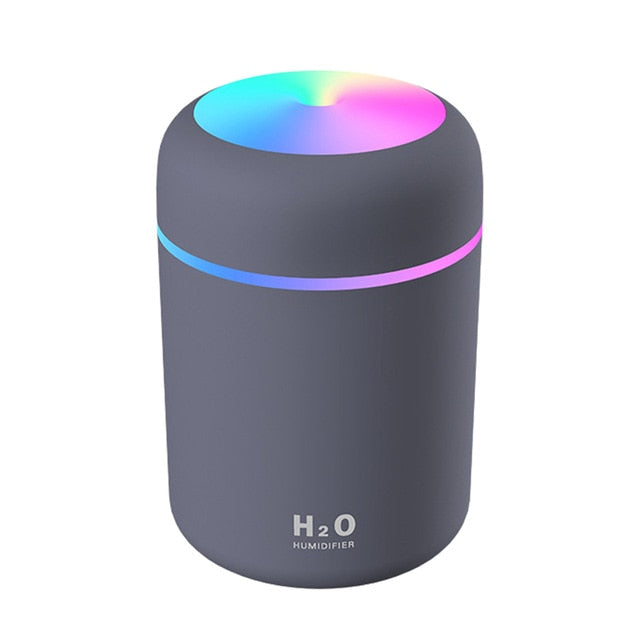 New Best Humidifier  Portable Air Humidifier 300ml Ultrasonic Aroma Essential Oil Diffuser USB Cool Mist Maker Purifier Aromatherapy for Car Home