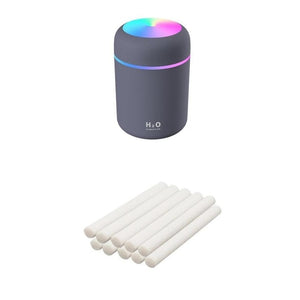 New Best Humidifier  Portable Air Humidifier 300ml Ultrasonic Aroma Essential Oil Diffuser USB Cool Mist Maker Purifier Aromatherapy for Car Home