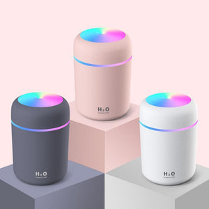 New Best Humidifier  Portable Air Humidifier 300ml Ultrasonic Aroma Essential Oil Diffuser USB Cool Mist Maker Purifier Aromatherapy for Car Home