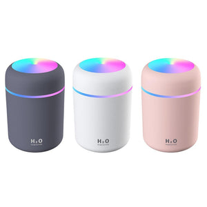 New Best Humidifier  Portable Air Humidifier 300ml Ultrasonic Aroma Essential Oil Diffuser USB Cool Mist Maker Purifier Aromatherapy for Car Home
