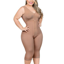 Load image into Gallery viewer, Postpartum Full Body Shaper Removable Bra With Snap Closure Shapewear Post Liposuction Fajas Colombianas