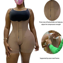 Load image into Gallery viewer, Postpartum Girdle BBL Postoperative Bodysuit Compressed Steel Shapewear Fajas Skims Corset Slimming Body Shaper
