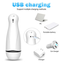 Load image into Gallery viewer, Powerful Automatic Masturbators for Men Voice Interactio Realistic Vagina Blowjob Vibration Massage Sex Tool for Men Adults 18+