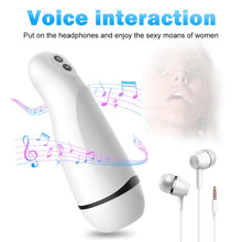 Load image into Gallery viewer, Powerful Automatic Masturbators for Men Voice Interactio Realistic Vagina Blowjob Vibration Massage Sex Tool for Men Adults 18+
