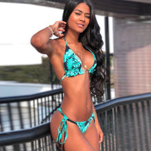 Load image into Gallery viewer, Print Bikini Women 2021 Sexy Swimwear Halter Push Up Swimsuit Bandage Bikini Set Brazilian Bathing Suit Beach Wear Swimming Suit