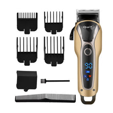 Load image into Gallery viewer, Professional Hair Trimmer Electric Hair Clipper LED Display Hair Cutting Machine Cord Cordless Dual Use Barber Razor Hairdresser