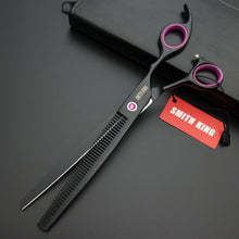Load image into Gallery viewer, Professional animal hairdressing Scissors/Pet grooming scissors 8 inch Straight scissors&amp;Thinning scissors&amp;Curved scissors kits