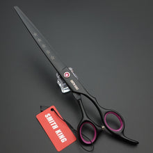 Load image into Gallery viewer, Professional animal hairdressing Scissors/Pet grooming scissors 8 inch Straight scissors&amp;Thinning scissors&amp;Curved scissors kits