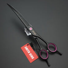 Load image into Gallery viewer, Professional animal hairdressing Scissors/Pet grooming scissors 8 inch Straight scissors&amp;Thinning scissors&amp;Curved scissors kits