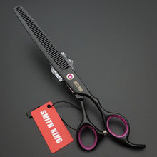 Load image into Gallery viewer, Professional animal hairdressing Scissors/Pet grooming scissors 8 inch Straight scissors&amp;Thinning scissors&amp;Curved scissors kits