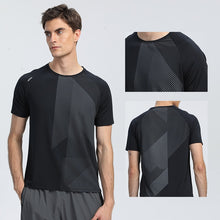 Load image into Gallery viewer, Quick Dry Men Running T-shirt Fitness Sports Top Gym Training Shirt Breathable Jogging Casual Sportswear