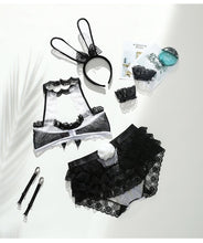 Load image into Gallery viewer, Rabbit Girl Cosplay Babydoll Rabbit Girl Sexy Uniform Erotic Lingerie Sexy Bunny Costumes Party Haloween Costumes Maid Dress
