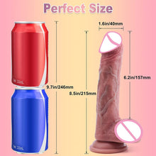 Load image into Gallery viewer, Realistic Dildo Feels Like Skin Soft Silicone Anal Dildo with Suction Cup Dildos with Balls Fake Penis Adult Sex Toys for Women