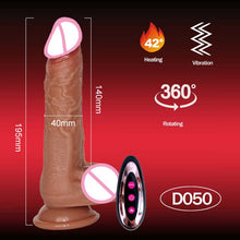 Load image into Gallery viewer, Realistic Dildo Vibrator Swing Telescopic Heating Vibrators Dildos Female Masturbation Penis Sex Toys For Women Adult Machine