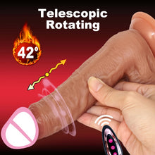 Load image into Gallery viewer, Realistic Dildo Vibrator Swing Telescopic Heating Vibrators Dildos Female Masturbation Penis Sex Toys For Women Adult Machine