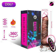 Load image into Gallery viewer, Realistic Dildo Vibrators for Women Dildos Sex Toys Heating Dick Remote Control Penis Vibrator Telescopic Dildo Anal Sex Machine