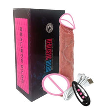 Load image into Gallery viewer, Realistic dildo vibrator for women dildos sex toys heating dick remote control penis vibrators telescopic dildo anal sex machine