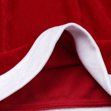 Load image into Gallery viewer, Red Mens Novelty Santa Claus Loose Casual Boxer Shorts Flannel Belt Pattern Christmas Santa Cosplay Costume Underwear Panties