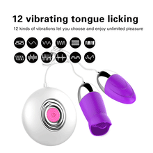 Load image into Gallery viewer, Remote Control Vagina Ball Sex Toys For Women Tonge Licking Clitoris Stimulator 3 Speeds Licking Nipple Clitoris G Spot Vibrator