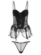 Load image into Gallery viewer, Retro Princess Dress Lace Temptation Bustier and Corset Women High Elastic Corset Female Solid Bustier Overbust Push Up Corset