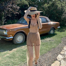 Load image into Gallery viewer, Retro Style One Piece Swimsuit Women Dot Print Swimwear Lace Monokini Push Up Swim Skirt Bath Suit Pad Korea Dress Mesh Ruffle