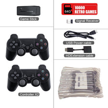 Load image into Gallery viewer, Video Game Console 2.4G Double Wireless Controller Game Stick 4K 10000 Games 64 32GB Retro Games for PS1/GBA Boy Christmas Gift