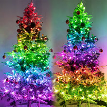 Load image into Gallery viewer, Christmas Tree RGB Lights Smart Bluetooth Control USB LED String Lamp Outdoor App Remote Control Garland Fairy Lights Decoration