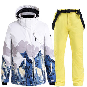 2022 New Women's Ski Jackets And Pants Set Windproof Waterproof Snowsuit Winter Warm Snowboarding Ski Suits