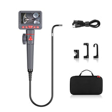 Load image into Gallery viewer, 6mm Lens 2 Way 180 Degree Articulating Industrial Endoscope 1080P Auto Car Repair Steering Borescope with 6 LED  4.3 &quot; IPS LCD