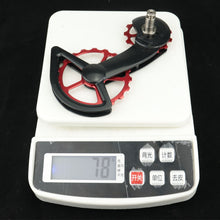 Load image into Gallery viewer, Road bike CS carbon fiber ceramics bearing Guide wheel Rear pulley for shimano 105/R7000 R8000/R8050/R9100/R9150SS transmission