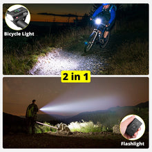 Load image into Gallery viewer, T6 LED Lanterna Bicicleta 1000 Lumen Rechargeable Light Bicycle Front Light MTB Road Mountain Bike Headlight Cycling Flashlight