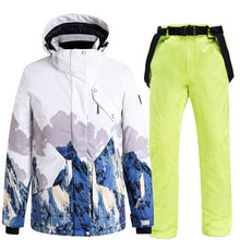 Load image into Gallery viewer, 2022 New Women&#39;s Ski Jackets And Pants Set Windproof Waterproof Snowsuit Winter Warm Snowboarding Ski Suits