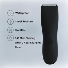 Load image into Gallery viewer, Men&#39;s Electric Groin Hair Trimmer Pubic Hair Trimmer Body Grooming Clipper for Men Bikini Epilator Rechargeable Shaver Razor