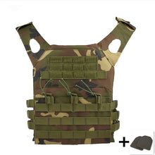 Load image into Gallery viewer, 600D Hunting Tactical Vest Military Molle Plate Carrier Magazine Airsoft Paintball CS Outdoor Protective Lightweight Vest