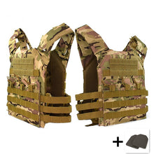 Load image into Gallery viewer, 600D Hunting Tactical Vest Military Molle Plate Carrier Magazine Airsoft Paintball CS Outdoor Protective Lightweight Vest