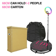 Load image into Gallery viewer, DHL  360 Photo Booth Automatic Spinning Camera Selfie 4 People 68-115cm Led Machine Portable Flexible
